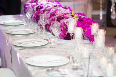 Özel etkinlikler için güzel düğün ayarları