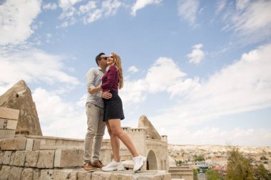 Ruff Kapadokya, Türkiye'de poz güzel Romantik Çift