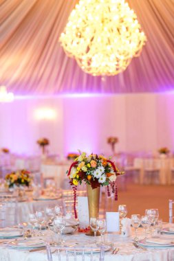 Özel etkinlikler için güzel dekorasyon