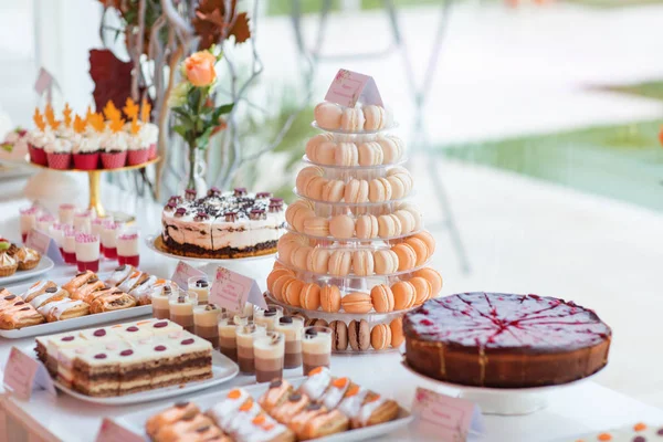 Délicieuse Barre Chocolatée Dans Une Décoration Spéciale — Photo