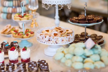 Restoranda lezzetli çikolata