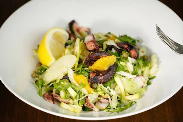 Delicious Salad Seafood — Stock Photo, Image