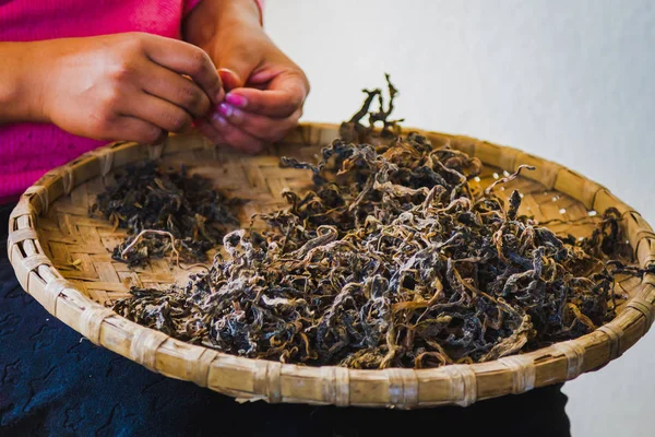 Gundruk - Fermented Leafy Green Vegetables,Dried Leafy Green Vegetables,Popular dish of Nepal