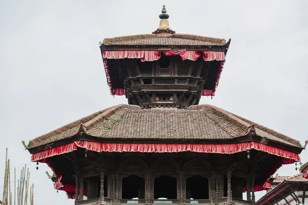 Індуські Храми Фон Бхактапур Урочистий Площі Бхактапур Непал Призначення Основних — стокове фото