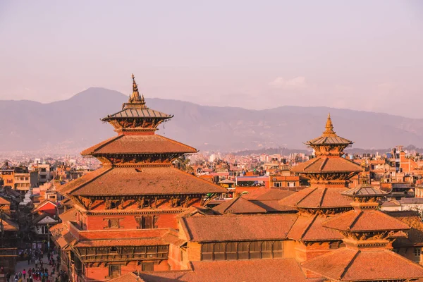 Patan Temple Patan Durbar Square Está Situado Centro Lalitpur Nepal — Fotografia de Stock