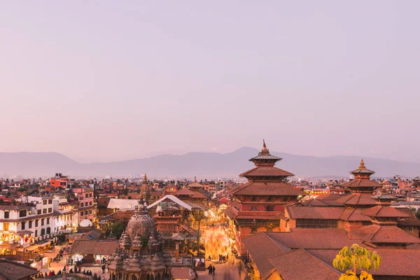 Patan Temple Patan Durbar Square Está Situado Centro Lalitpur Nepal — Fotografia de Stock