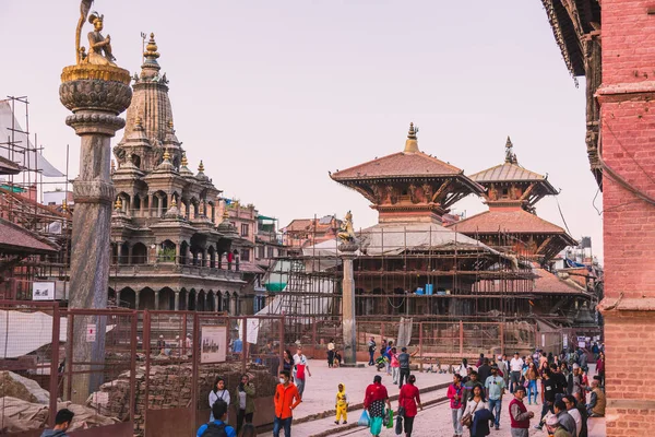 Kathmandu Nepal Outubro 2018 Patan Temple Patan Durbar Square Está — Fotografia de Stock