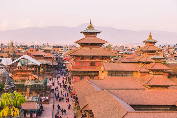 Kathmandu Nepál Říjen 2018 Pátan Chrám Pátan Durbar Square Nachází — Stock fotografie