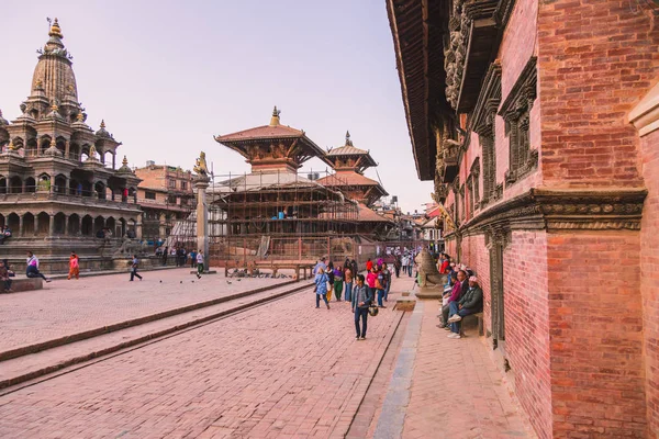 Kathmandu Nepal Oct 2018 Patan Temple Patan Durbar Square Situated — Stock Photo, Image