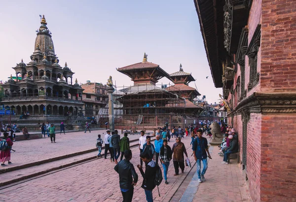 Kathmandu Nepal Oct 2018 Patan Temple Patan Durbar Square Situated — Stock Photo, Image