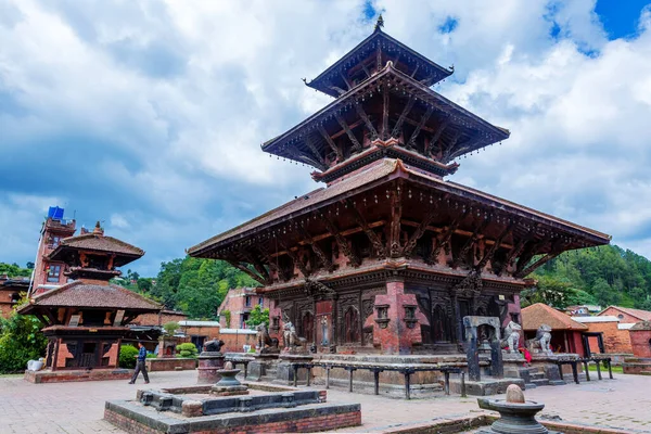 Banepa Nepal Agosto 2019 Vista Templo Hindu Indreshwor Mahadev Localizado — Fotografia de Stock