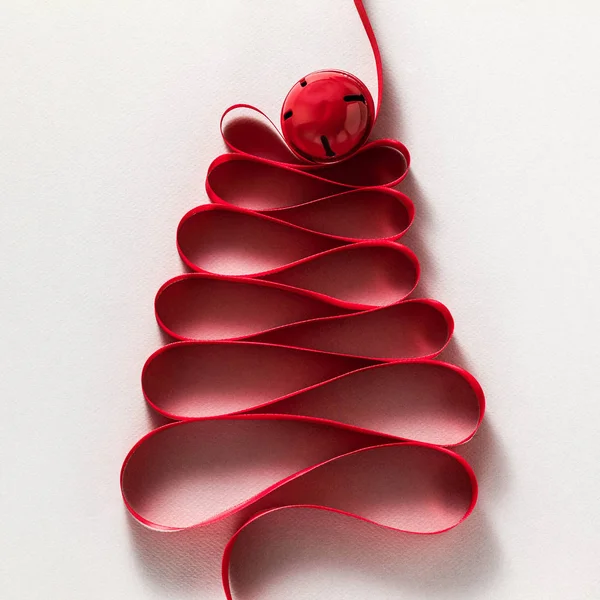Árbol Navidad Hecho Cinta — Foto de Stock