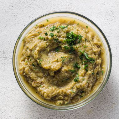 baba ganoush. kutlama veya parti için sağlıklı vegan gıda . Atış