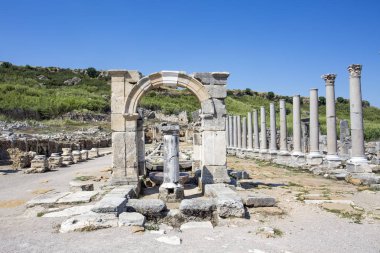 Türkiye'nin Antalya Perge antik kenti