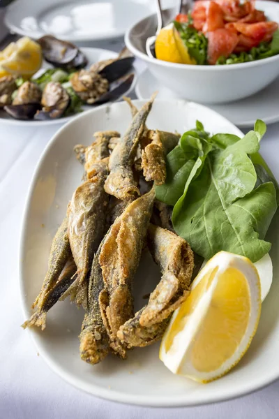 Fried Fish Sardines — Stock Photo, Image