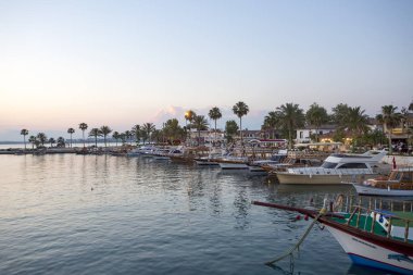 beautiful view of sea coast with boats