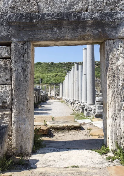 Ruins Ancient City Daytime – stockfoto
