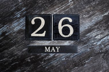 Tahta takvim ve tarih, 26 Mayıs.