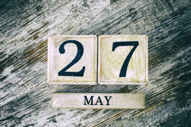 Tahta takvim ve tarih Mayıs, 27