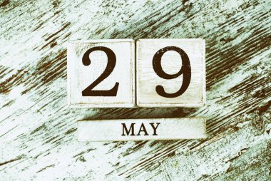 Tahta takvim tarih 29 Mayıs