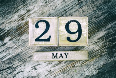 Tahta takvim tarih 29 Mayıs