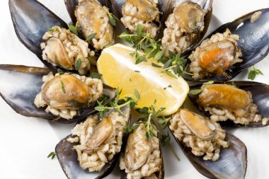 doldurulmuş midye, midye dolma Akdeniz mutfağı