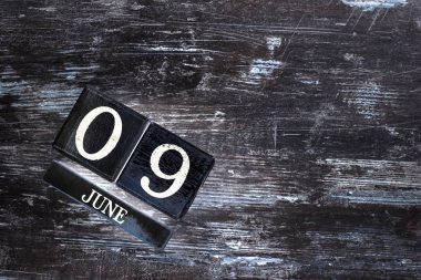 ahşap takvim tarihi Haziran, 9