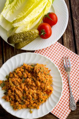 Yemek; Bulgur salatası (kisir)