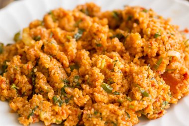 Yemek; Bulgur salatası (kisir)