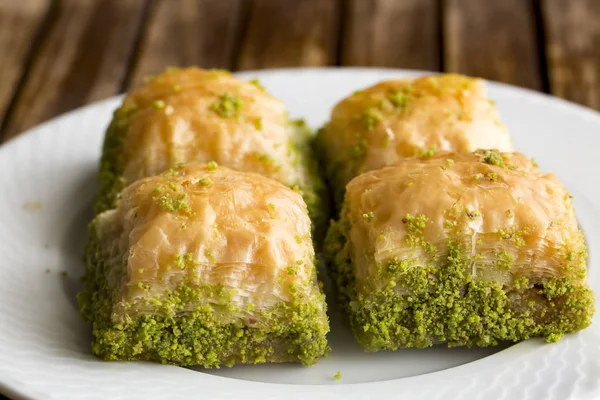 Traditional Turkish Desserts Baklava — Stock Photo, Image