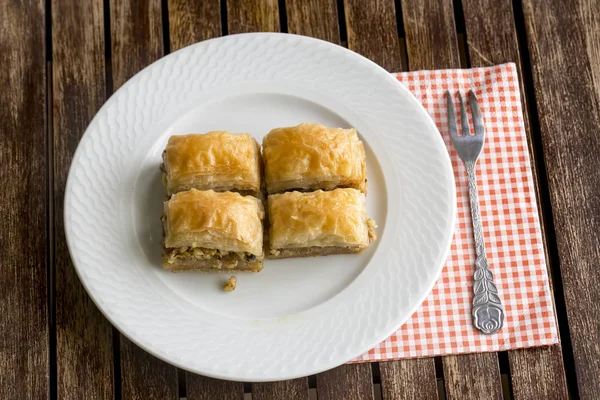 Tradiční Turecké Dezerty Baklava — Stock fotografie