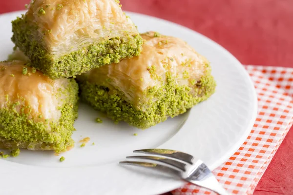 Traditionelle Türkische Desserts Baklava — Stockfoto