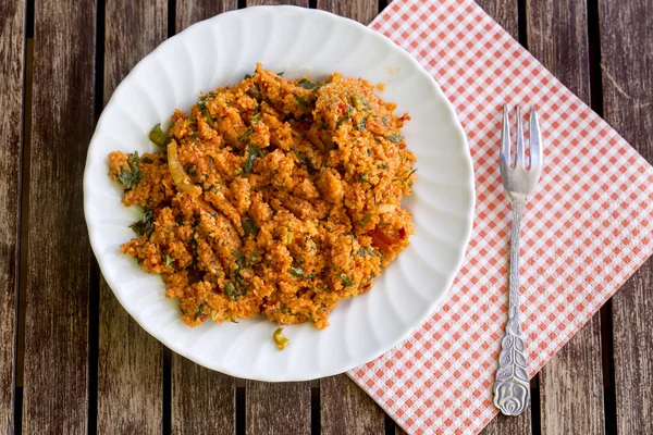 Yemek; Bulgur salatası (kisir)