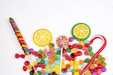 Renkli şeker tatlı arka plan