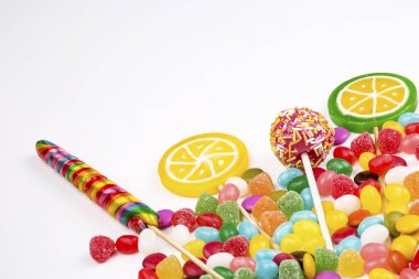 Renkli şeker tatlı arka plan