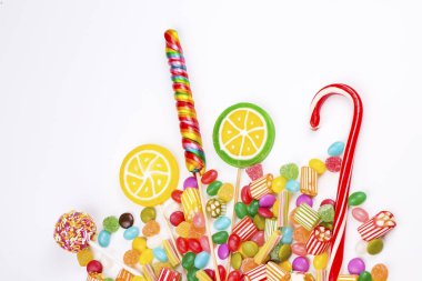 Renkli şeker tatlı arka plan