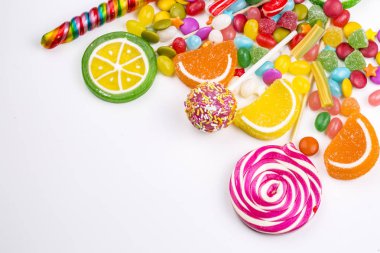 Renkli şeker tatlı arka plan