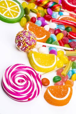 Renkli şeker tatlı arka plan