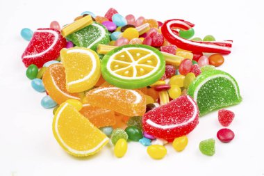 Renkli şeker tatlı arka plan