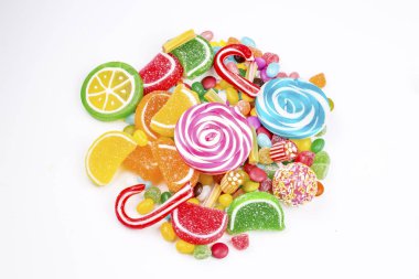 Renkli şeker tatlı arka plan