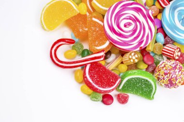 Renkli şeker tatlı arka plan