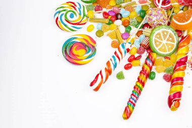 Renkli şeker tatlı arka plan