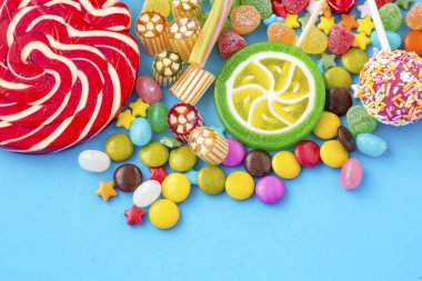 Renkli şeker tatlı