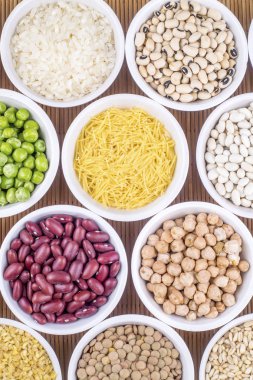 Kuru baklagiller çeşitli gıda