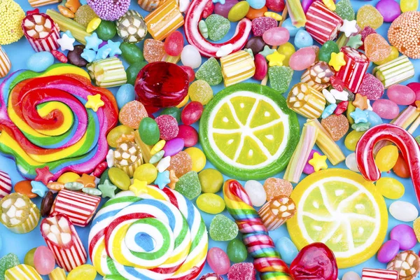 Renkli şeker tatlı arka plan