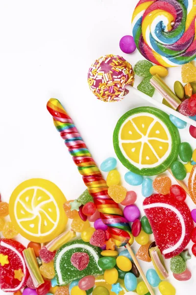 Renkli şeker tatlı arka plan