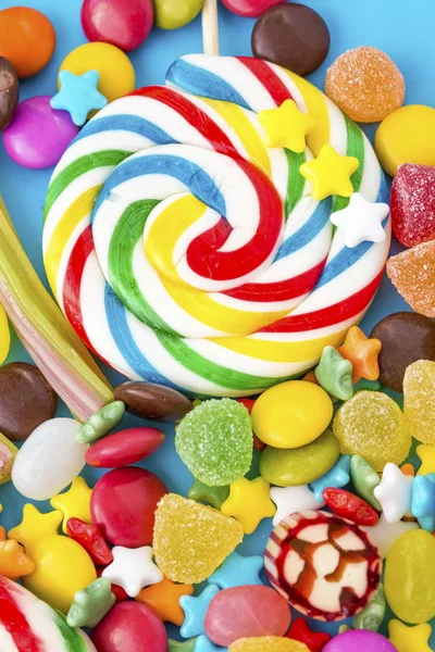 五颜六色的糖果甜点 — 图库照片