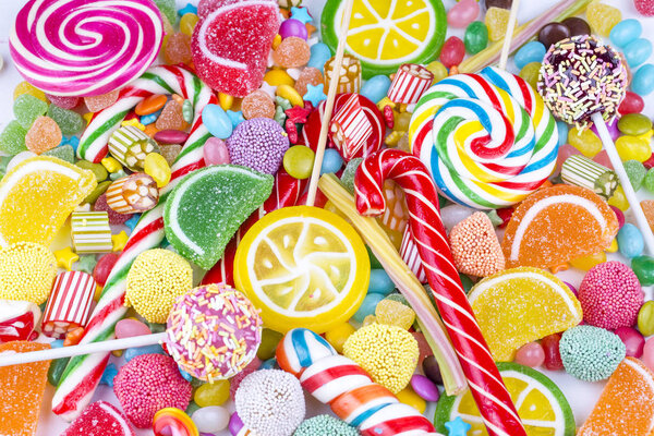 The Colorful Candies dessert