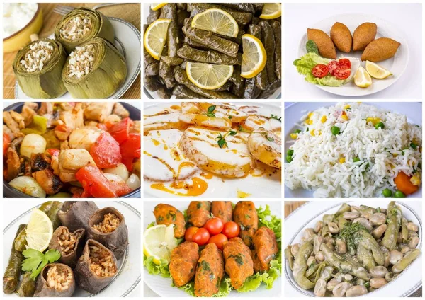 Geleneksel Türk yemekleri kolaj