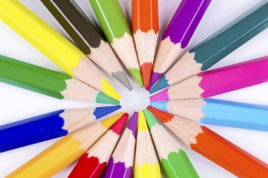 Renkli kalemler arka plan